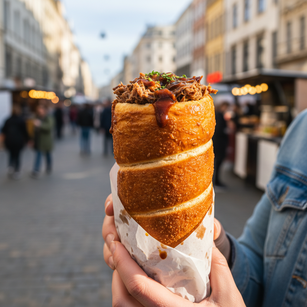 Beef Chimney Cake Street Food