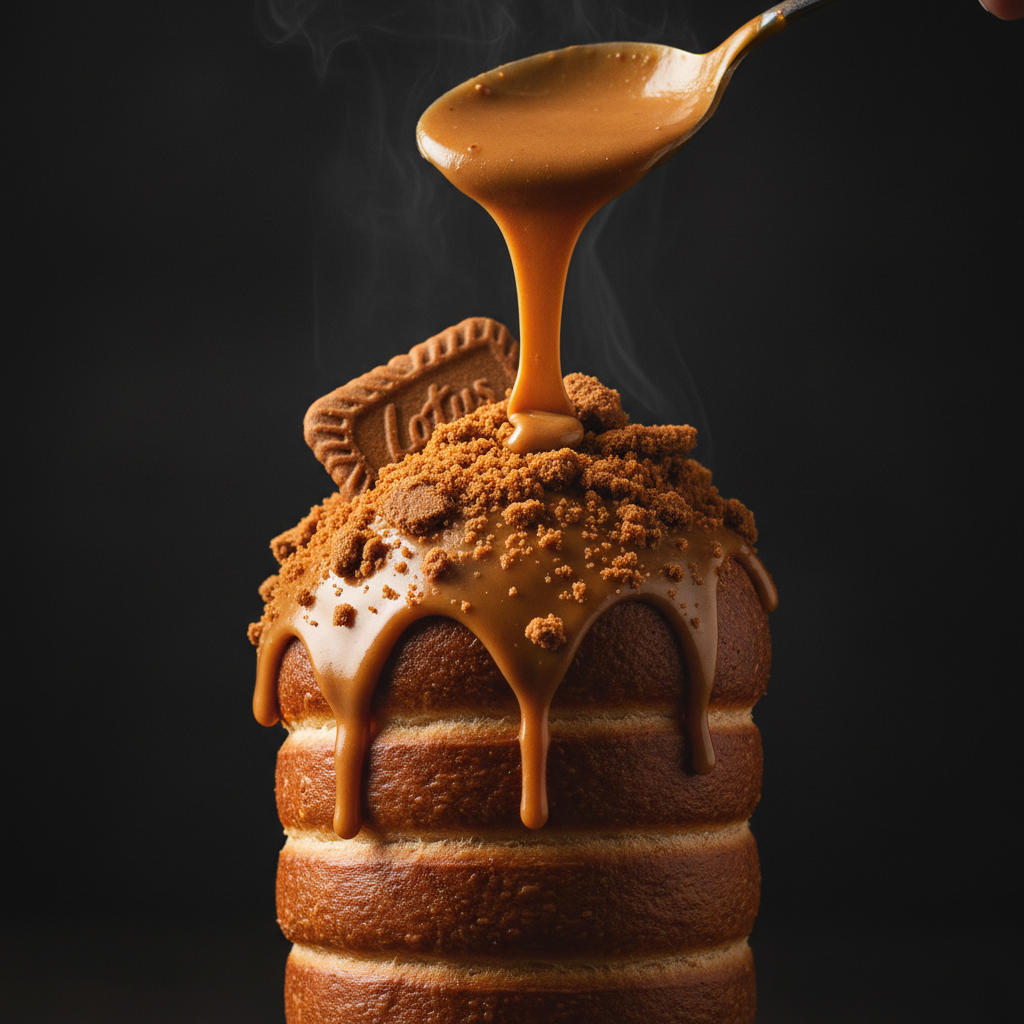 Lotus Biscoff Cream Drizzle
